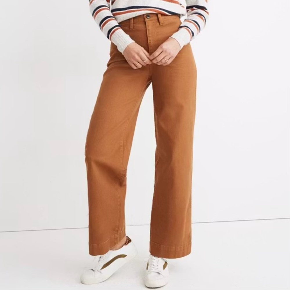 Madewell Petite Slim Emmett Wide-Leg Pants size 25